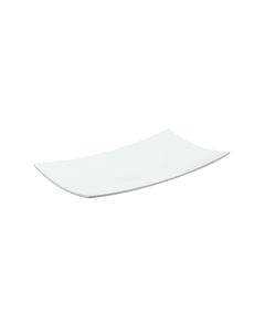 EFAY Piatto GN 1/4 curvo avorio Luna in melamina cm 26,5x16