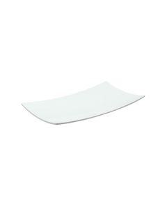 EFAY Piatto GN 1/3 curvo avorio Luna in melamina cm 32,5x17,5