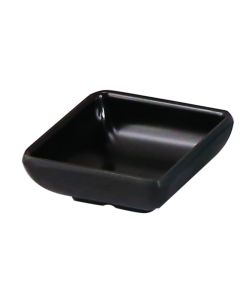 EFAY Ciotolina quadra per salse nera Oriental Series in melamina cm 7