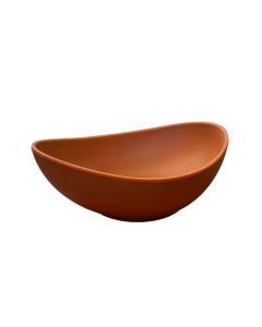 EFAY Swing Ciotola ovale arancione in melamina cm 16,8x10,2 h cm 5,5