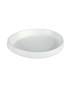 EFAY Piatto goccia avorio Taiji in melamina cm 17,9x16,3