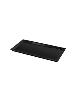 EFAY Vassoio rettangolare nero Velocity in melamina cm 35x24